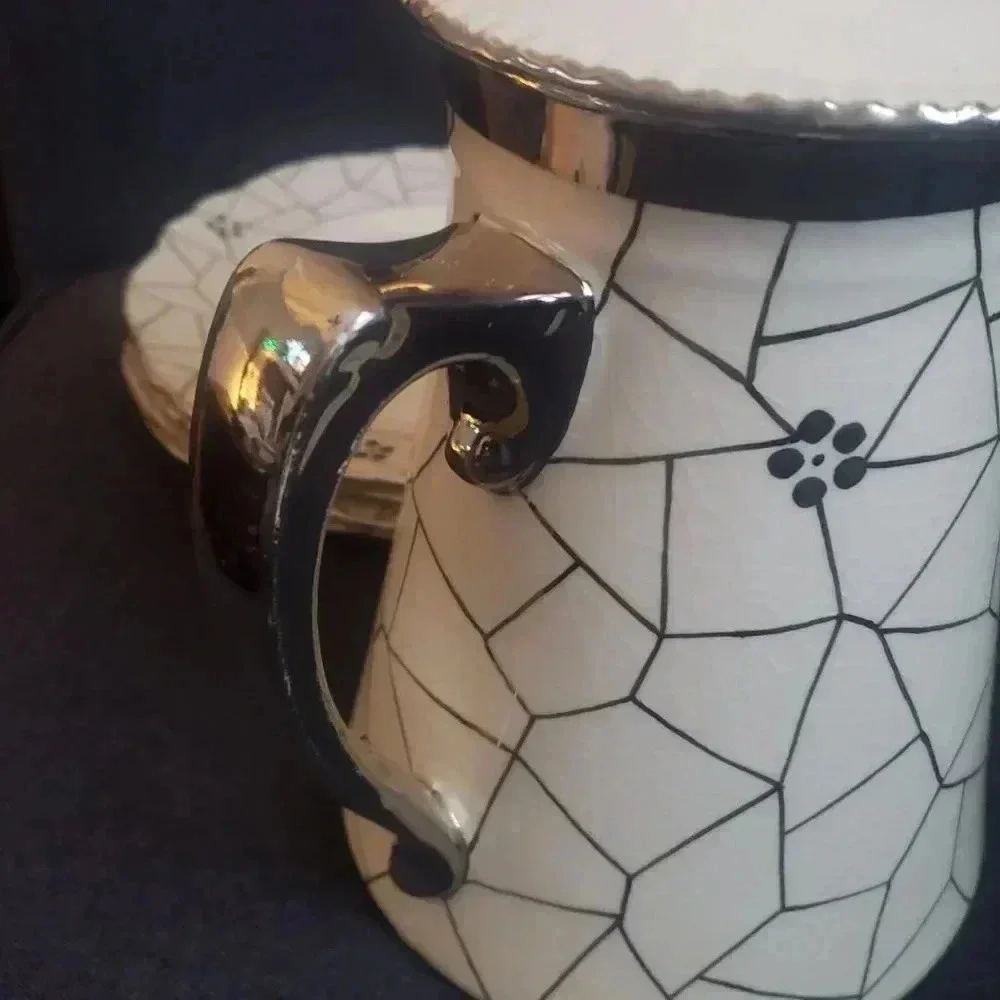Tea Pot and Desert Plate‎ Set